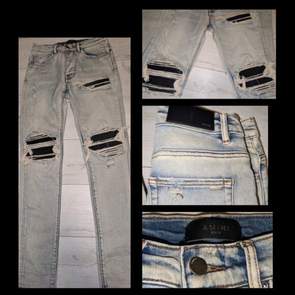 AMIRI | Jeans | Amiri Indigo Thrasher Jeans In Stone Indigo Jeans